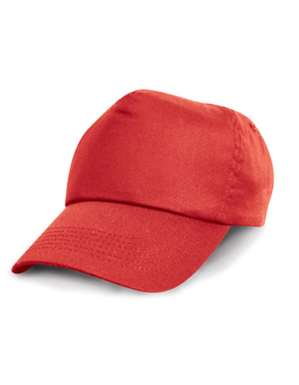 Result Headwear Cotton Cap Red