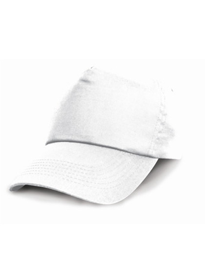 Result Headwear Cotton Cap White