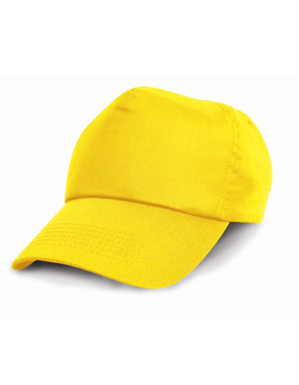 Result Headwear Cotton Cap Yellow