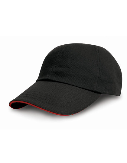 Result Headwear Heavy Cotton Drill Pro Style Black