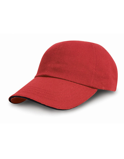 Result Headwear Heavy Cotton Drill Pro Style Red