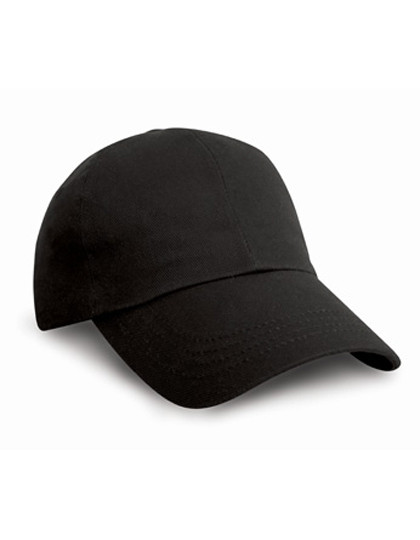 Result Headwear Heavy Cotton Drill Pro Style Cap Black