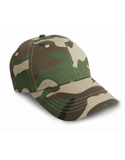 Result Headwear Heavy Cotton Drill Pro Style Cap Camouflage
