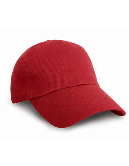 Result Headwear Heavy Cotton Drill Pro Style Cap Red
