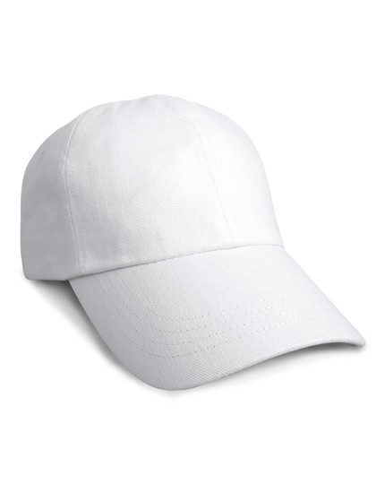 Result Headwear Heavy Cotton Drill Pro Style Cap White