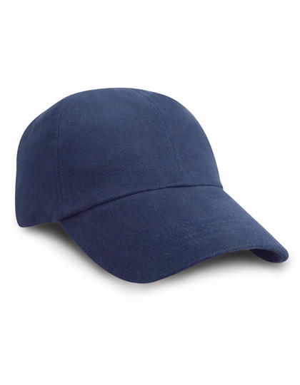 Result Headwear Junior Heavy Brushed Cotton Cap Navy