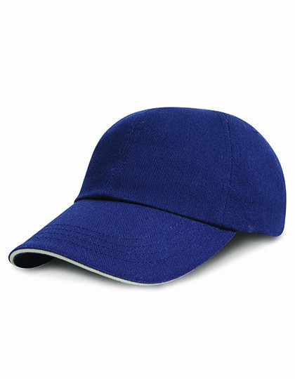 Result Headwear Heavy Brushed Cotton Cap Navy