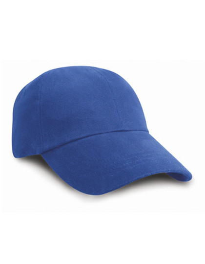 Result Headwear Low Profile Heavy Brushed Cotton Cap Royal