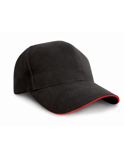 Result Headwear Pro-Style Heavy Cotton Cap Black