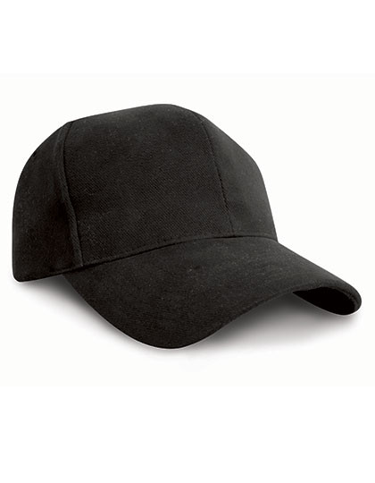Result Headwear Pro-Style Heavy Cotton Cap Black