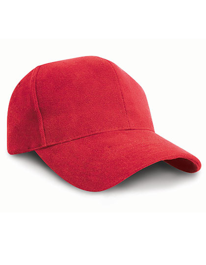Result Headwear Pro-Style Heavy Cotton Cap Red