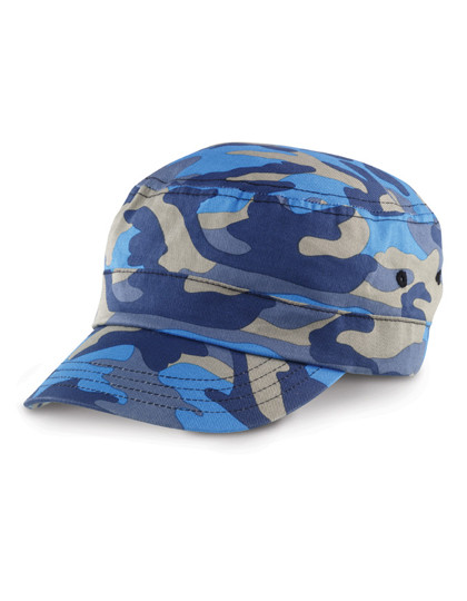 Result Headwear Urban Camo Cap Indigo Camo