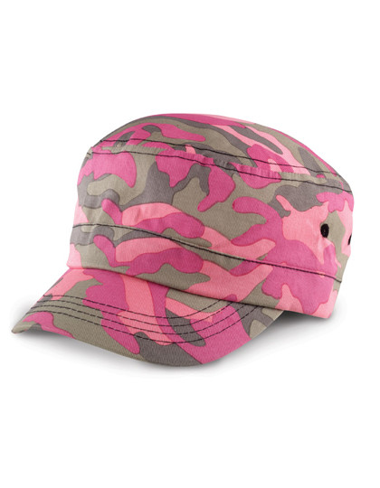 Result Headwear Urban Camo Cap Pink Camo