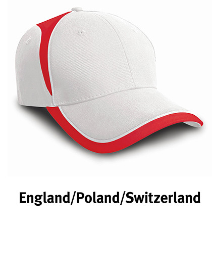 Result Headwear National Cap England White