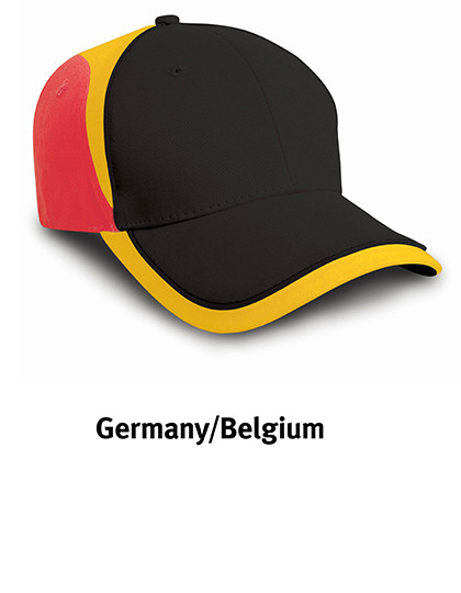 Result Headwear National Cap Germany Black