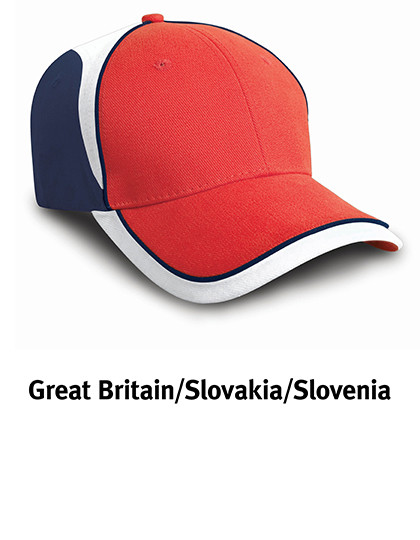 Result Headwear National Cap Great Britain Red