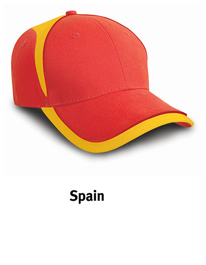 Result Headwear National Cap Spain Red