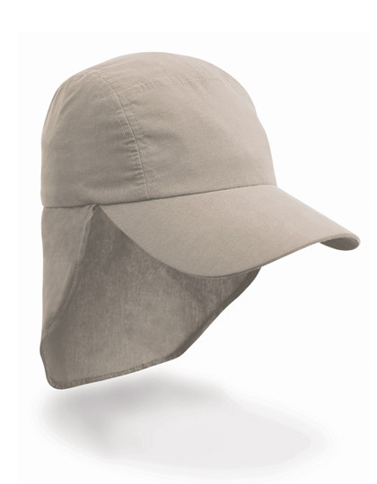 Result Headwear Junior Legionnaire Cap Desert Khaki
