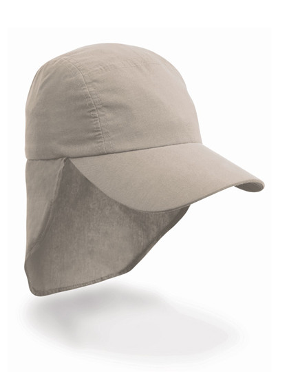 Result Headwear Legionnaires Cap Desert Khaki