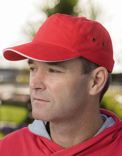 Result Headwear Printers Plush Cotton 5 Panel Cap