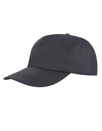 Result Headwear Houston 5-Panel Cap Black