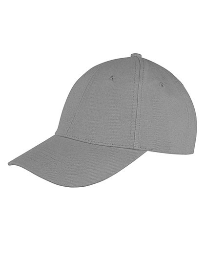 Result Headwear Memphis Brushed Cotton Low Profile Cap Dove Grey