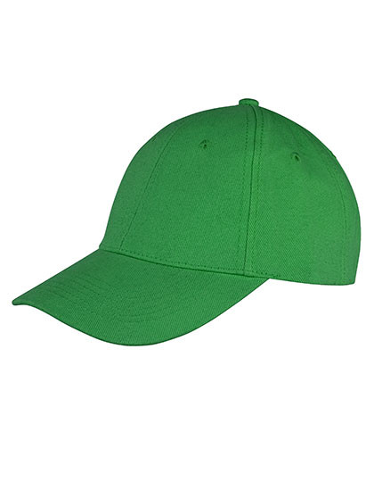 Result Headwear Memphis Brushed Cotton Low Profile Cap Emerald Green