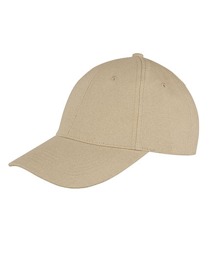 Result Headwear Memphis Brushed Cotton Low Profile Cap Khaki