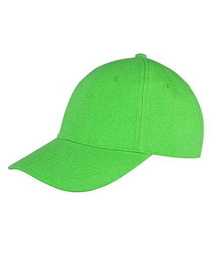 Result Headwear Memphis Brushed Cotton Low Profile Cap Lime