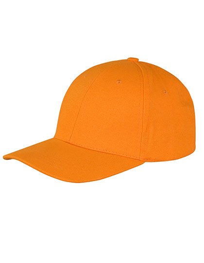 Result Headwear Memphis Brushed Cotton Low Profile Cap Orange