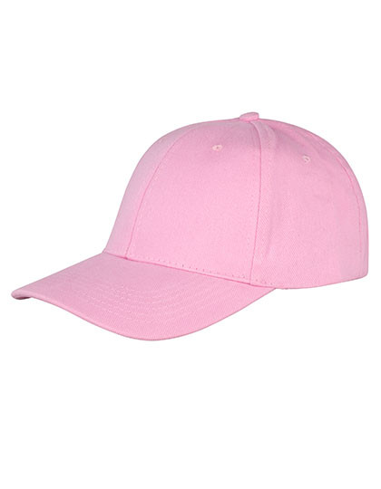 Result Headwear Memphis Brushed Cotton Low Profile Cap Pink