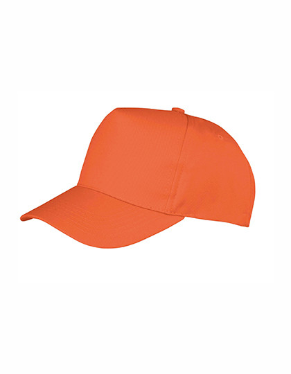 Result Headwear Junior Boston Printers Cap Orange