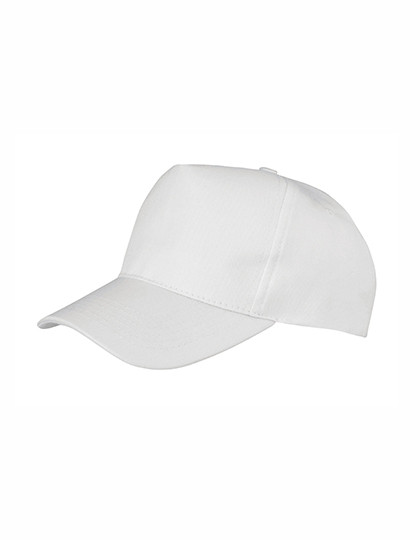 Result Headwear Junior Boston Printers Cap White