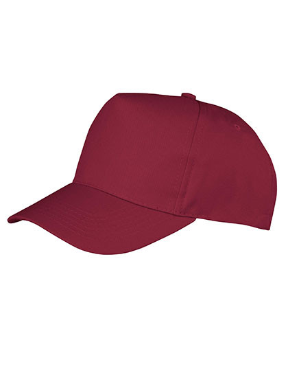 Result Headwear Boston Printers Cap Burgundy