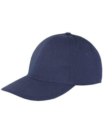 Result Headwear Memphis Brushed Cotton Low Profile Sandwich Peak Cap Navy