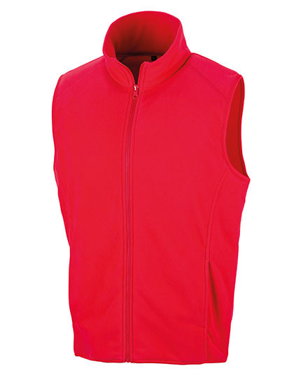 Result Core Micro Fleece Gilet Red