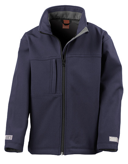 Result Junior Classic Soft Shell Jacket Navy