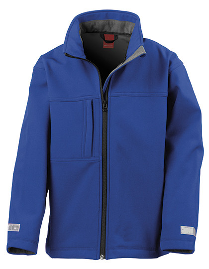 Result Junior Classic Soft Shell Jacket Royal