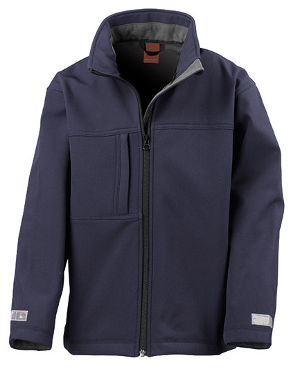 Result Youth Classic Soft Shell Jacket Navy
