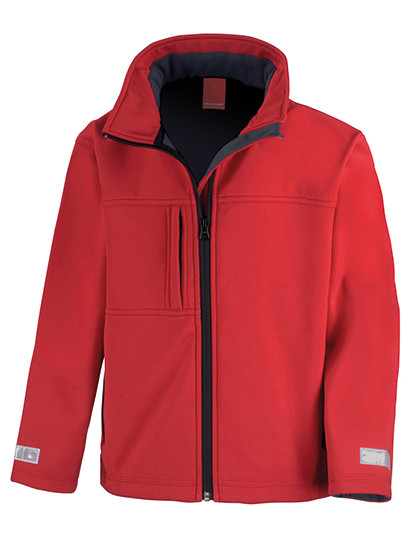 Result Youth Classic Soft Shell Jacket Red