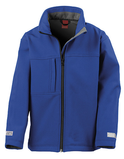 Result Youth Classic Soft Shell Jacket Royal