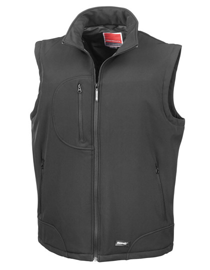 Result Soft Shell Bodywarmer Black