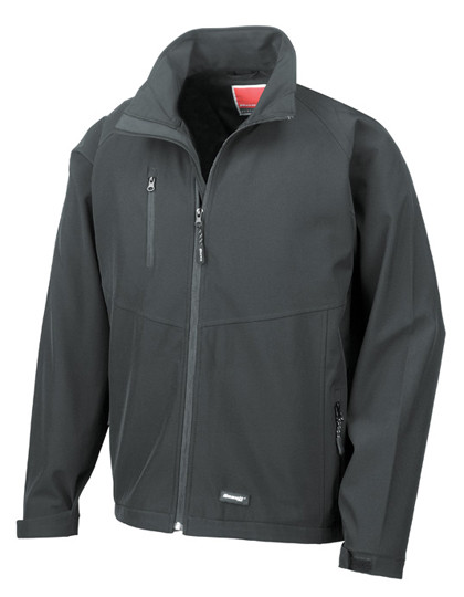 Result Men´s Base Layer Soft Shell Jacket Black