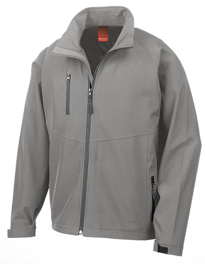 Result Men´s Base Layer Soft Shell Jacket Silver Grey
