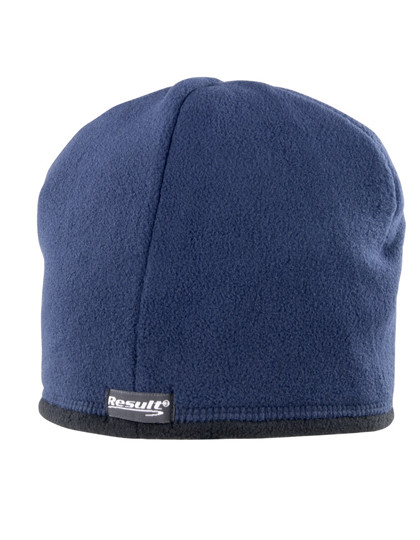 Result Winter Essentials Reversible Microfleece Bob Hat Navy