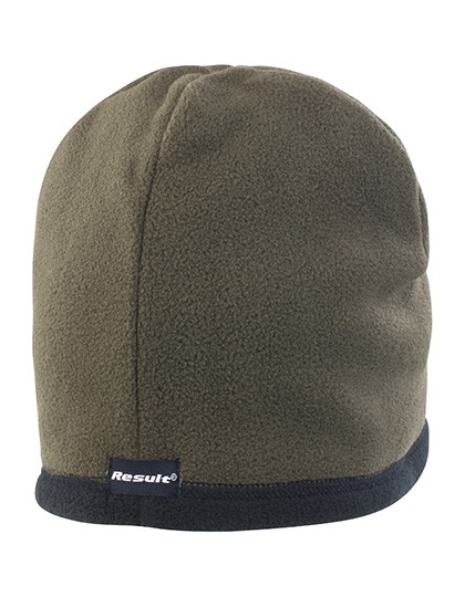 Result Winter Essentials Reversible Microfleece Bob Hat Olive Green