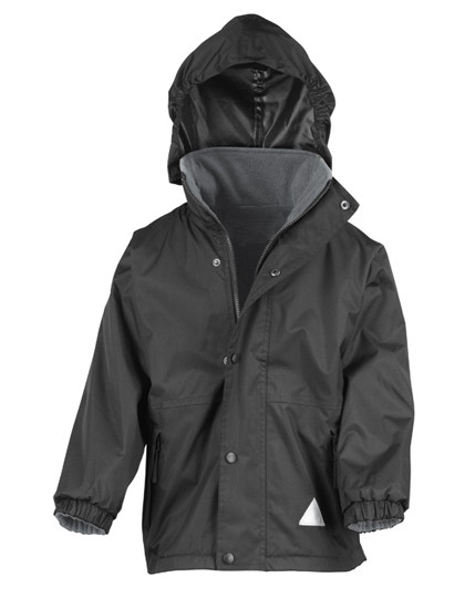 Result Junior Reversible Stormdri 4000 Fleece Jacket Black