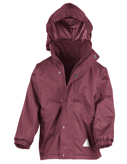 Result Junior Reversible Stormdri 4000 Fleece Jacket Burgundy
