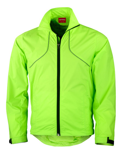 SPIRO Crosslite Trail & Track Jacket Neon Lime