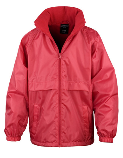 Result Core Junior Microfleece Lined Jacket Red